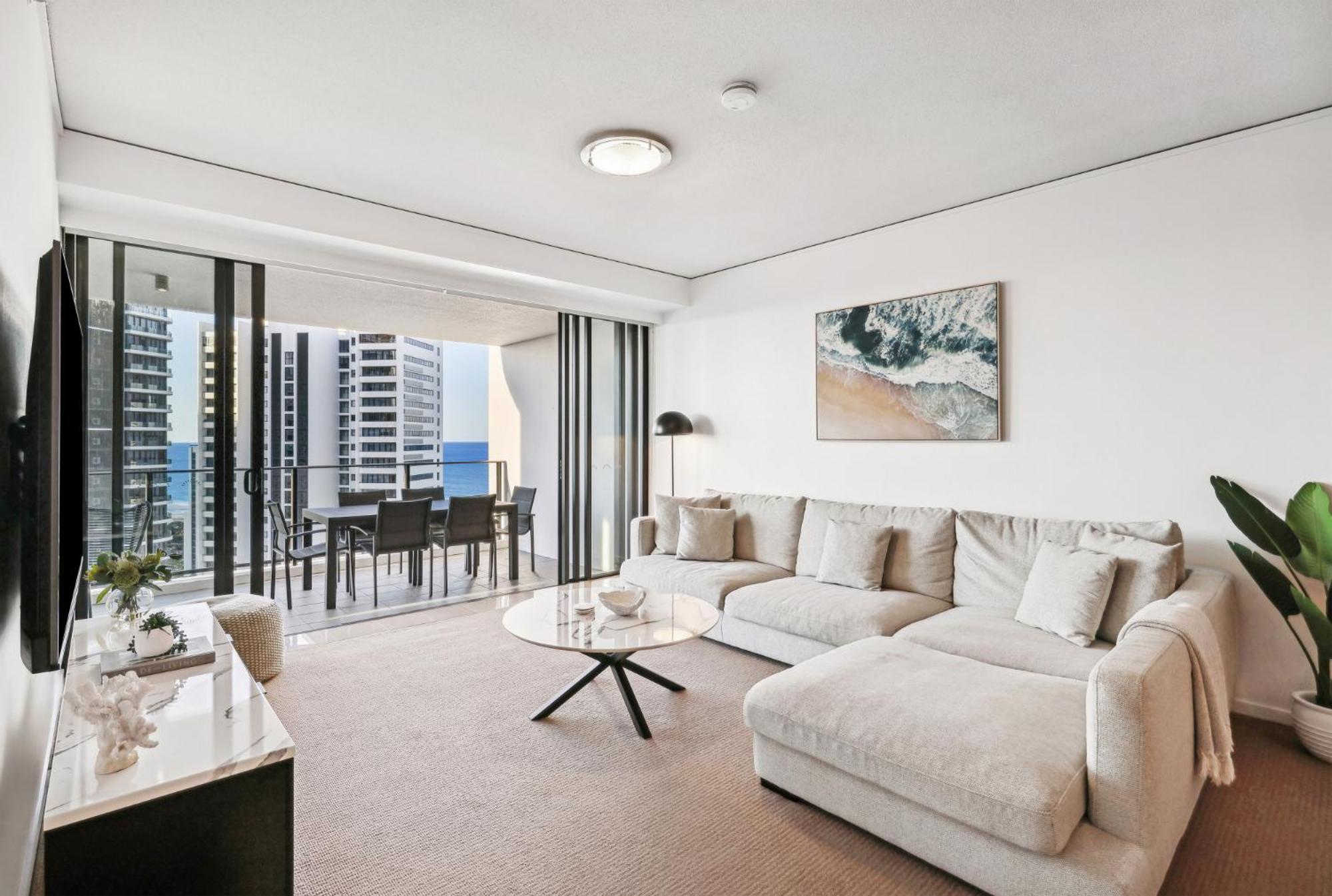 Ocean View 3-Bed With Gym, Pool, Sauna & Parking Gold Coast Exterior photo